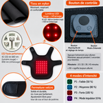 Ceinture de luminothérapie à lumière rouge pour chats et chiens